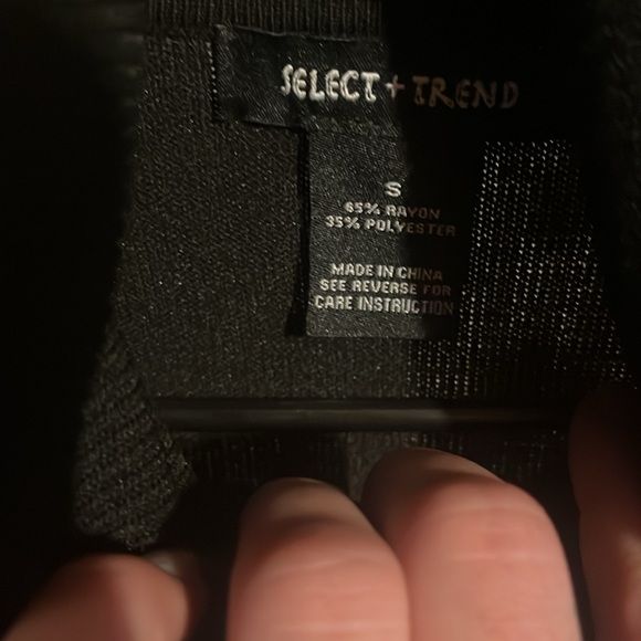 Select +Trend black small sweater - Picture 5 of 10